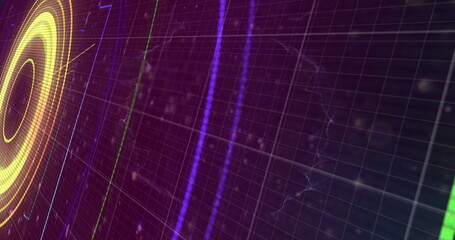 Image of scope scanning on black background