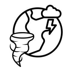 natural disaster Line Icon