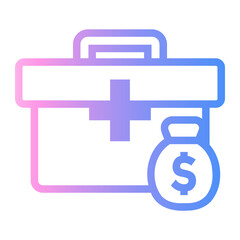 Obraz premium fund Line Gradient Icon