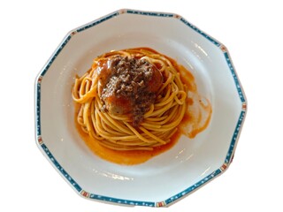 spaghetti with sauce