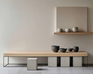 Generative AI, Minimalist Zen-inspired Interior Styling
