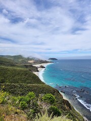 Big Sur beach and sea