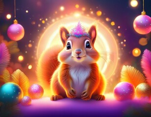 Niedliches Eichhörnchen