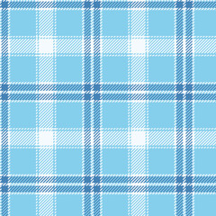 Handcrafted Skyline Hued Checkered Seamless Pattern