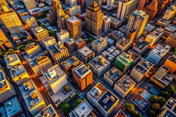 Fototapeta premium Aerial egoism: Drone photography reveals self-centered narratives in breathtaking landscapes.