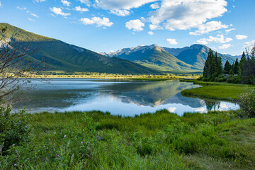 Panorama at Vermilion Lakes, Banff National Park, Canada