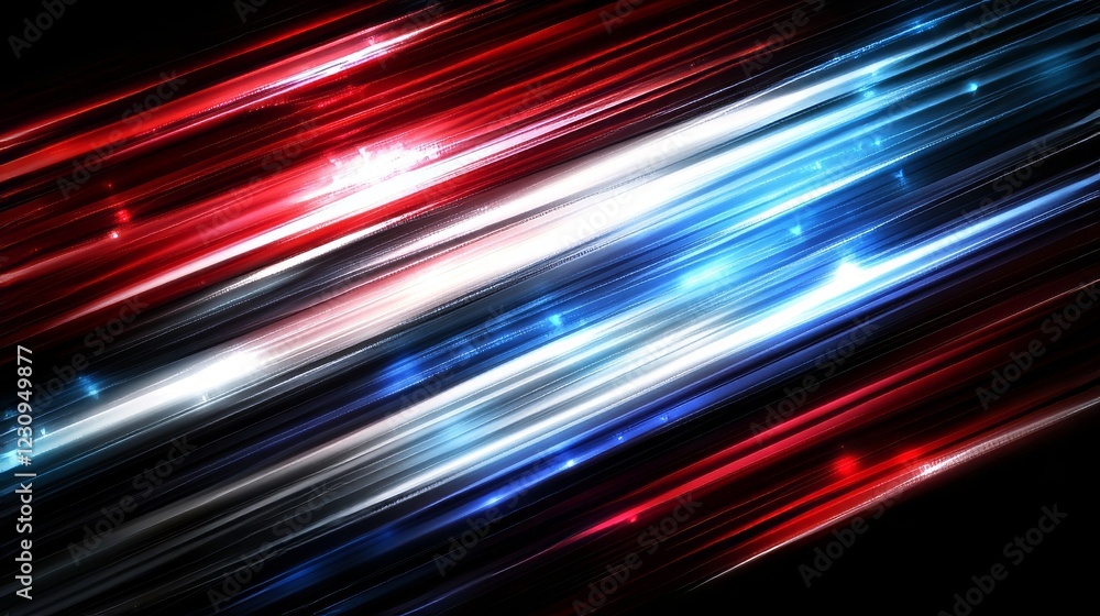 Wall mural minimalistic blue and red abstract modern background design, perfect for posters, web templates, bac