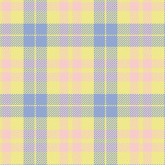 Refreshing and airy rose quartz plaid for fabric prints