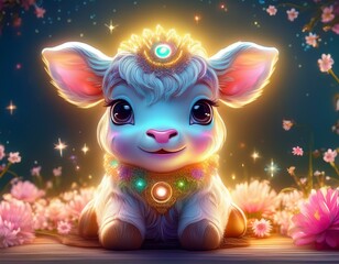 Niedliches kleines K&auml;lbchen