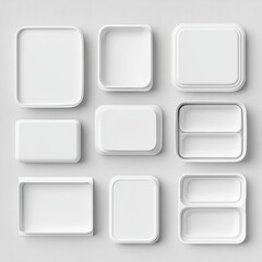 Compact lunchbox mockup