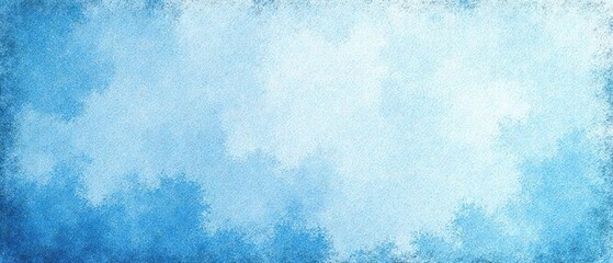 Obraz premium Grunge Blue White Collage Background - Vintage AI Art