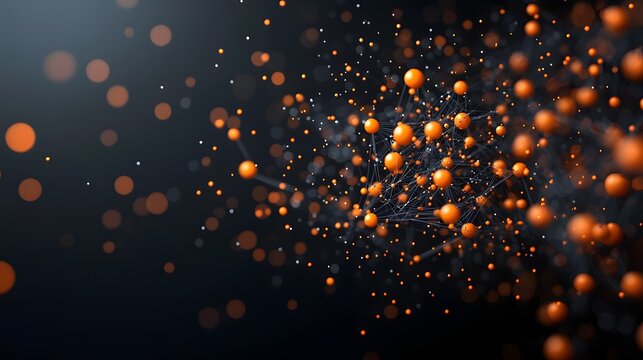 Captivating Dynamic 3D Scatterplot Displaying Nodes in Varying Sizes with a Deep Color Palette. Financial Growth Concept with 3D Graph Representing Increased Contribution Limits
