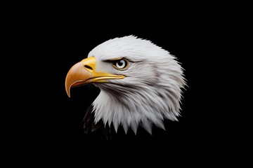 Fototapeta premium american bald eagle with background