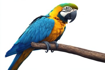 Obraz premium blue and yellow macaw ara