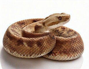 Obraz premium Crotalus atrox, western diamondback rattlesnake or Texas diamond-