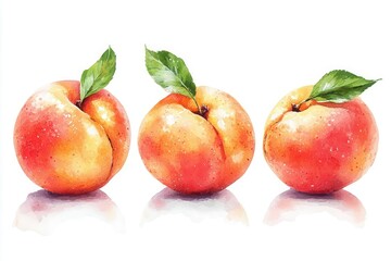 Fresh Organic Apples: Vibrant Red & Green Fruits in Nature's Basket