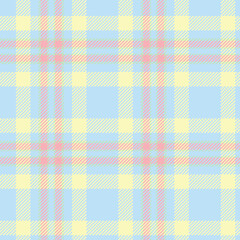 Baby Nursery Checkered Textile in Pastel Shades