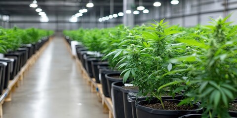 cannabis and mmj concept with fresh buds