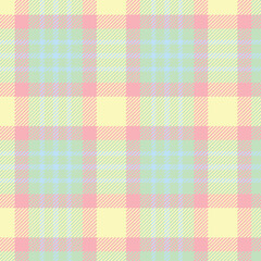 Vintage Pastel Tartan Textile for Fashion and Decor