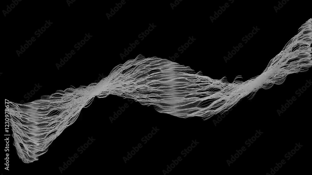 Poster gentle satisfying particle flow. elegant waves of colorful dust, magical ripples. neon waves. partic