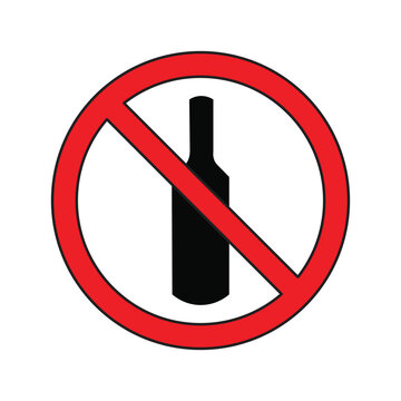 recommend clip art: alcohol prohibition sign