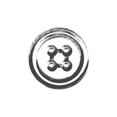 筆書き日用品家電関連の単品アイコン　ボタン