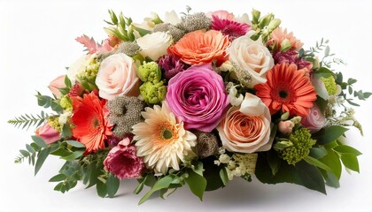 Generated image  Luxurious wedding bouquet featuring a variety of beautiful blooms