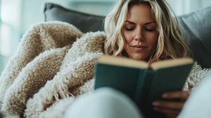 Embracing the warmth of a cozy reading corner on a quiet afternoon