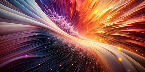 Fototapeta premium Abstract Colorful Swirling Energy Vortex
