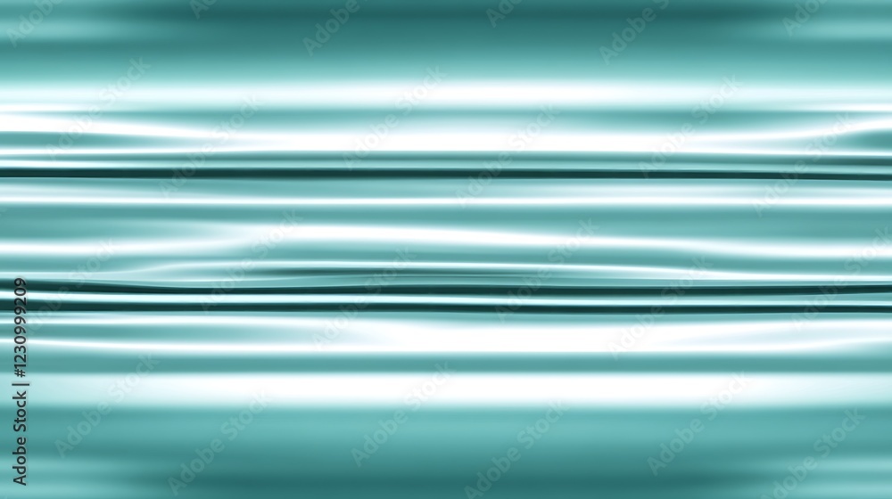 Poster abstract teal horizontal lines background design