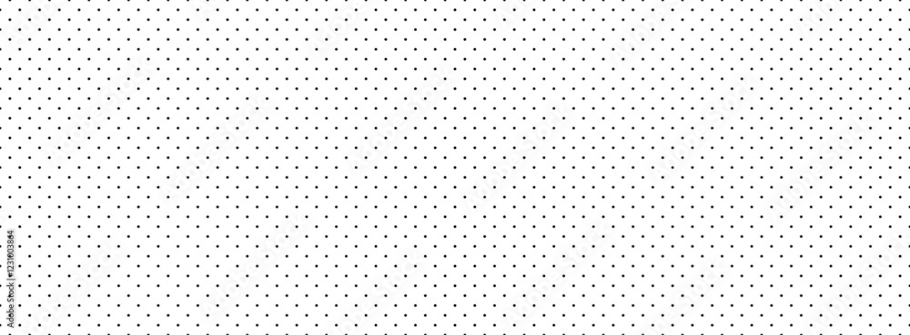 Poster seamless dotted repeated texture. black and white polka dot pattern. repeated endless backdrop. all 