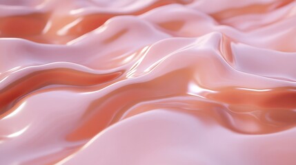 Obraz premium Abstract Pink Fluid Swirling Smooth Surface