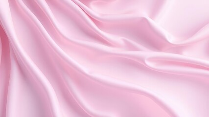 Obraz premium Soft pink and blue flowing fabric with gentle waves, soft pastels, hippie fashion