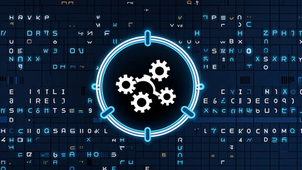 Business concept focused on the integration of automation software, technology, and systematic processes to optimize operation