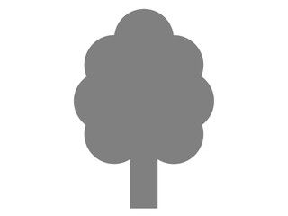 木のシルエットアイコン