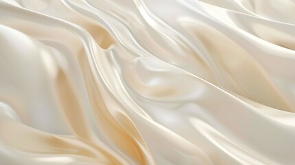 Obraz premium A close-up view of smooth, flowing fabric with a soft, lustrous sheen.