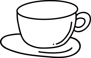 Lineart of mug