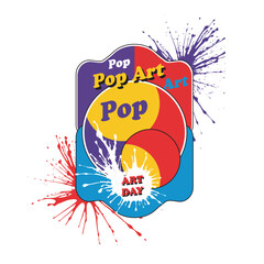 Label for Pop Art Day