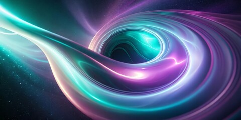 Abstract Swirling Light Vortex