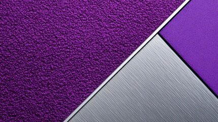Fototapeta premium Abstract Purple Texture Background with Metal Accents