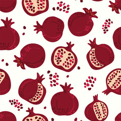 Modern abstract vector design with seamless Fruits pattern and unique textures, ideal for fabric, stationery, and home decor.