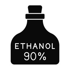 Ethanol glyph icon