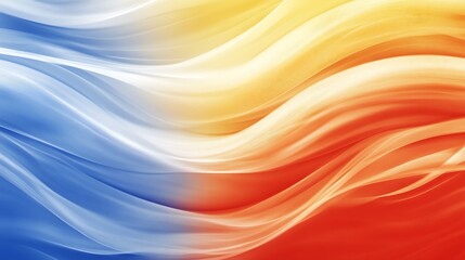 Obraz premium Abstract Colorful Waves Flowing Seamlessly Together