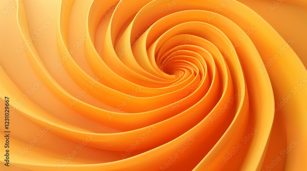 Poster a swirling pattern of soft orange tones creating a dynamic, abstract visual effect.