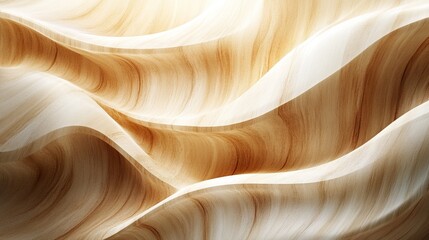 Smooth curve of wood grain texture