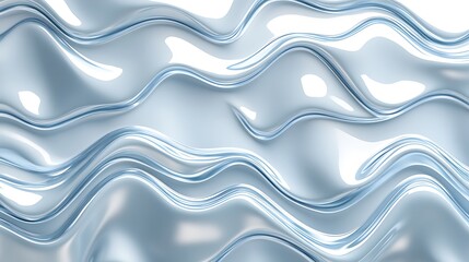 Fototapeta premium Abstract Blue Liquid Wave Pattern Design