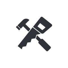 Repair tool solid icons, minimalist vector illustration ,simple transparent graphic element .Isolated on white background