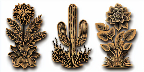 a multi-layered file for three layers of plywood for a refrigerator magnet, for laser cutting