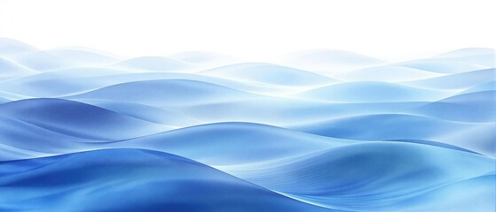 Fototapeta premium Softly shimmering blue watercolor background with gentle waves, soft focus, blue hues, watercolor effects, underwater atmosphere, calming