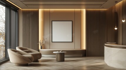 Elegant Modern Interior with Minimalist Design and Natural Lighting